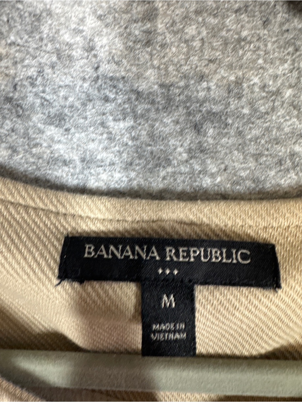 Banana Republic Belted Fall Jacket Beige Medium Minimalist Quiet Luxury Career - Picture 4 of 16